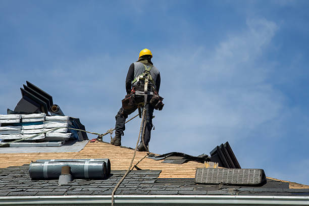 Professional Roofing technician working in Lexington, NC